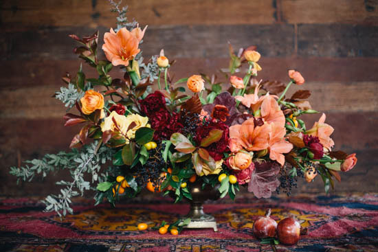 centerpieces with citrus